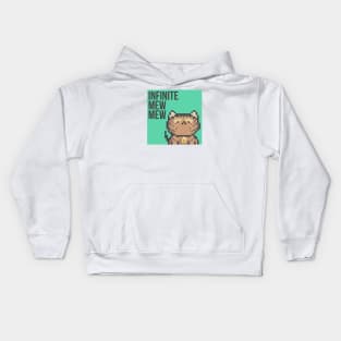 Pixel Cat 075 Kids Hoodie